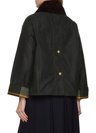 Back View - Click To Enlarge - BARBOUR - Cattpm Wax Cotton Jacket