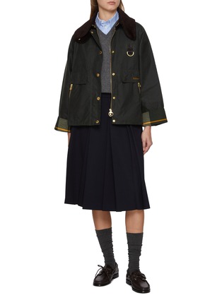 Figure View - Click To Enlarge - BARBOUR - Cattpm Wax Cotton Jacket
