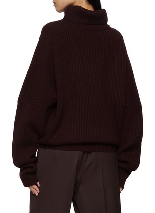 Back View - Click To Enlarge - R2W - Selsian Oversized Wool Cashmere Knit Sweater