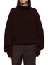 Main View - Click To Enlarge - R2W - Selsian Oversized Wool Cashmere Knit Sweater