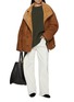Figure View - Click To Enlarge - R2W - Velva Reversible Suede Jacket