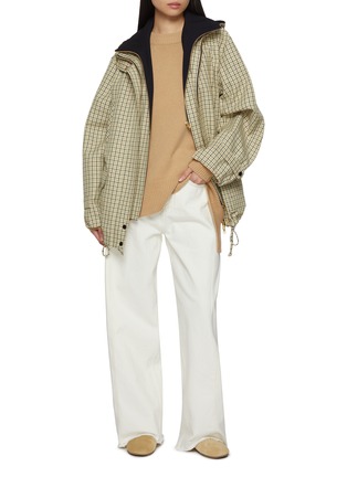 Figure View - Click To Enlarge - R2W - Nicolas Round Neck Wool Cashmere Knit Sweater