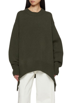 Main View - Click To Enlarge - R2W - Nicolas Round Neck Wool Cashmere Knit Sweater
