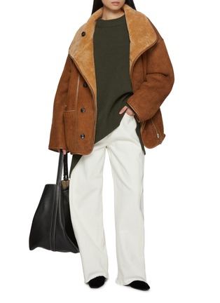 Figure View - Click To Enlarge - R2W - Nicolas Round Neck Wool Cashmere Knit Sweater
