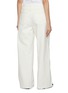 Back View - Click To Enlarge - R2W - Webby Side Panel Wide Leg Denim Jeans