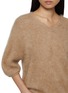  - R2W - Elan V-Neck Brushed Cashmere Knit Sweater