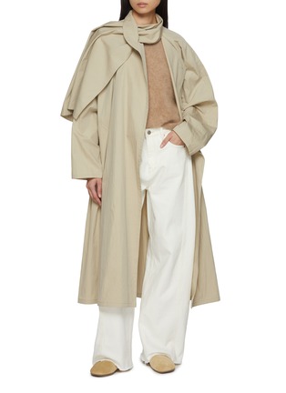 Figure View - Click To Enlarge - R2W - Elan V-Neck Brushed Cashmere Knit Sweater