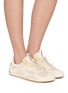 Figure View - Click To Enlarge - BOTTEGA VENETA - Orbit Flash Suede Women's Sneakers