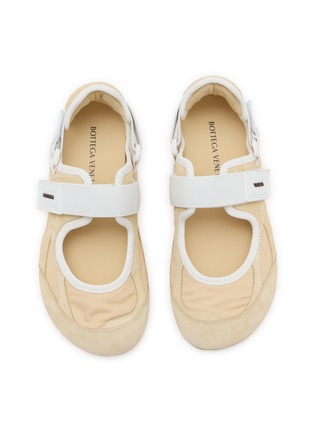 Detail View - Click To Enlarge - BOTTEGA VENETA - Orbit Flash Suede Women's Mary Jane Sneakers