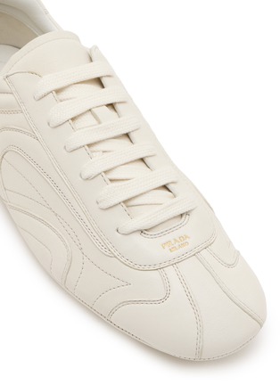 Detail View - Click To Enlarge - PRADA - Montecarlo Leather Women's Sneakers