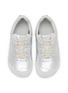 Detail View - Click To Enlarge - BOTTEGA VENETA - Orbit Ballet Leather Women's Sneakers