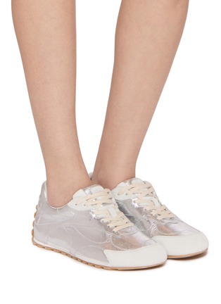 Figure View - Click To Enlarge - BOTTEGA VENETA - Orbit Ballet Leather Women's Sneakers