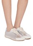 Figure View - Click To Enlarge - BOTTEGA VENETA - Orbit Ballet Leather Women's Sneakers