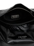 Detail View - Click To Enlarge - PRADA - Embossed Logo Leather Shoulder Bag