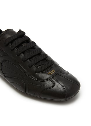 Detail View - Click To Enlarge - PRADA - Montecarlo Leather Men's Sneakers