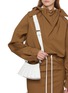 Front View - Click To Enlarge - LACOSTE BAGS - Mini Lenglen Leather Shoulder Bag