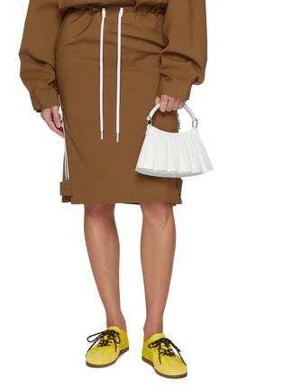 Figure View - Click To Enlarge - LACOSTE BAGS - Mini Lenglen Leather Shoulder Bag