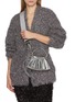 Figure View - Click To Enlarge - LACOSTE BAGS - Mini Lenglen Leather Shoulder Bag
