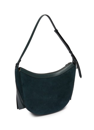 Detail View - Click To Enlarge - LACOSTE BAGS - XL Leather Hobo Bag