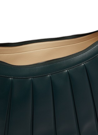 Detail View - Click To Enlarge - LACOSTE BAGS - XL Leather Hobo Bag