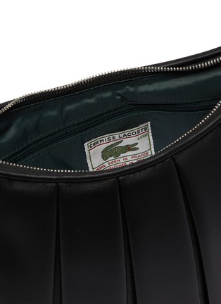 Detail View - Click To Enlarge - LACOSTE BAGS - Medium Lenglen Leather Shoulder Bag