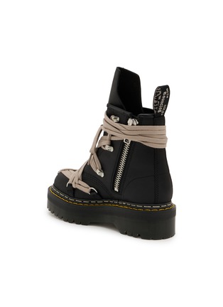 - RICK OWENS  - x Dr. Martens 1460 Megalace Leather Boots