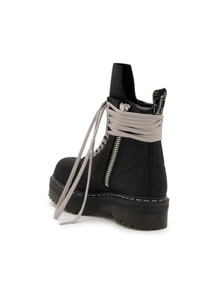  - RICK OWENS  - x Dr. Martens Steel Toe Leather Boots