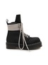 Main View - Click To Enlarge - RICK OWENS  - x Dr. Martens Steel Toe Leather Boots