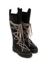Detail View - Click To Enlarge - RICK OWENS  - x Dr. Martens 1B60 Pentalace Leather Tall Boots