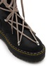 Detail View - Click To Enlarge - RICK OWENS  - x Dr. Martens 1B60 Pentalace Leather Tall Boots