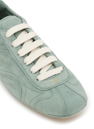 Detail View - Click To Enlarge - PRADA - Montecarlo Suede Women's Sneakers