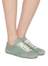Figure View - Click To Enlarge - PRADA - Montecarlo Suede Women's Sneakers
