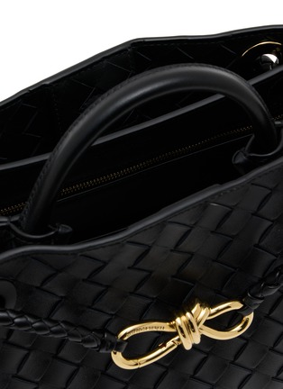 Detail View - Click To Enlarge - BOTTEGA VENETA - Small Andiamo Intrecciato Leather Bag