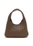 BOTTEGA VENETA Campana Intrecciato Leather Shoulder Bag