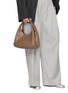 Figure View - Click To Enlarge - BOTTEGA VENETA - Campana Intrecciato Leather Shoulder Bag