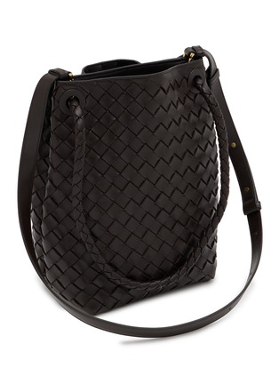 Detail View - Click To Enlarge - BOTTEGA VENETA - Small Andiamo Intrecciato Leather Bucket Bag