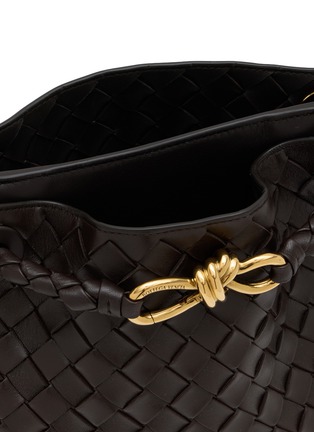 Detail View - Click To Enlarge - BOTTEGA VENETA - Small Andiamo Intrecciato Leather Bucket Bag