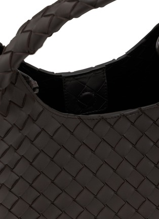 Detail View - Click To Enlarge - BOTTEGA VENETA - Campana Intrecciato Leather Shoulder Bag