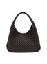 BOTTEGA VENETA Campana Intrecciato Leather Shoulder Bag