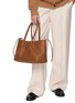 Figure View - Click To Enlarge - BOTTEGA VENETA - Medium Pinacoteca Leather Tote Bag