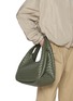 Figure View - Click To Enlarge - BOTTEGA VENETA - Campana Intrecciato Leather Shoulder Bag