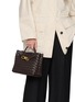 Front View - Click To Enlarge - BOTTEGA VENETA - Small Andiamo Intrecciato Leather Bag