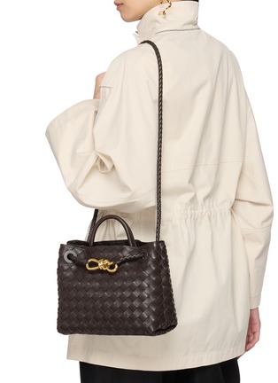 Figure View - Click To Enlarge - BOTTEGA VENETA - Small Andiamo Intrecciato Leather Bag