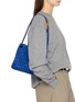 Back View - Click To Enlarge - BOTTEGA VENETA - Small Andiamo Intrecciato Suede Bag