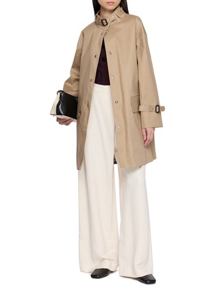 Figure View - Click To Enlarge - MACKINTOSH - Minto Buckled High Neck Cotton Coat