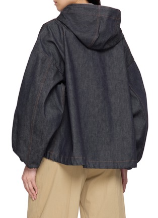 Back View - Click To Enlarge - MACKINTOSH - Skye Hooded Cotton Jacket