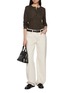 Figure View - Click To Enlarge - NOIR - Long Sleeve Buttoned Top