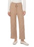 Main View - Click To Enlarge - LAUREN MANOOGIAN - Plissé Drawstring Waist Knit Pants