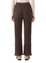 Back View - Click To Enlarge - LAUREN MANOOGIAN - Plissé Pleat Drawstring Knit Pants