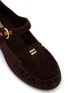 Detail View - Click To Enlarge - MIU MIU - Suede Moccasin Mary Jane